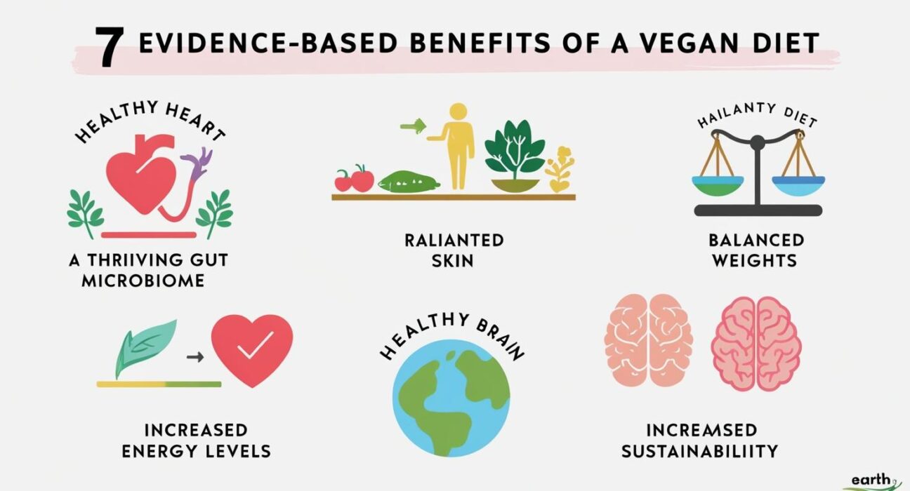 7 Evidence Based Benefits of a Vegan Diet