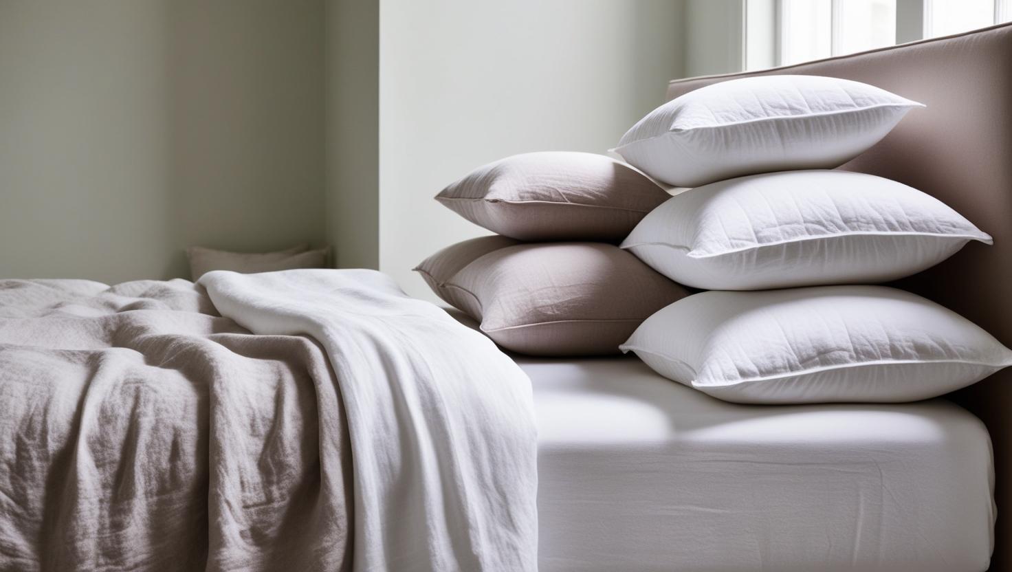 A cozy minimalistic bedroom with a focus on a firm mattress