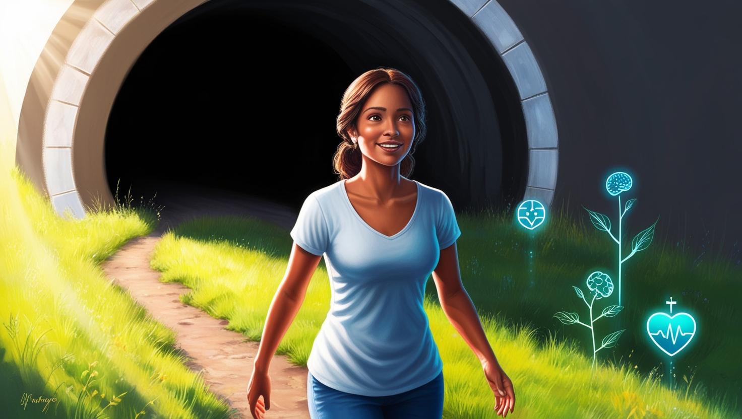 Subtle medical symbols like a heart brain and healing plants