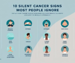 Use flat icons for symptoms