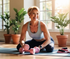 flat lay fitness