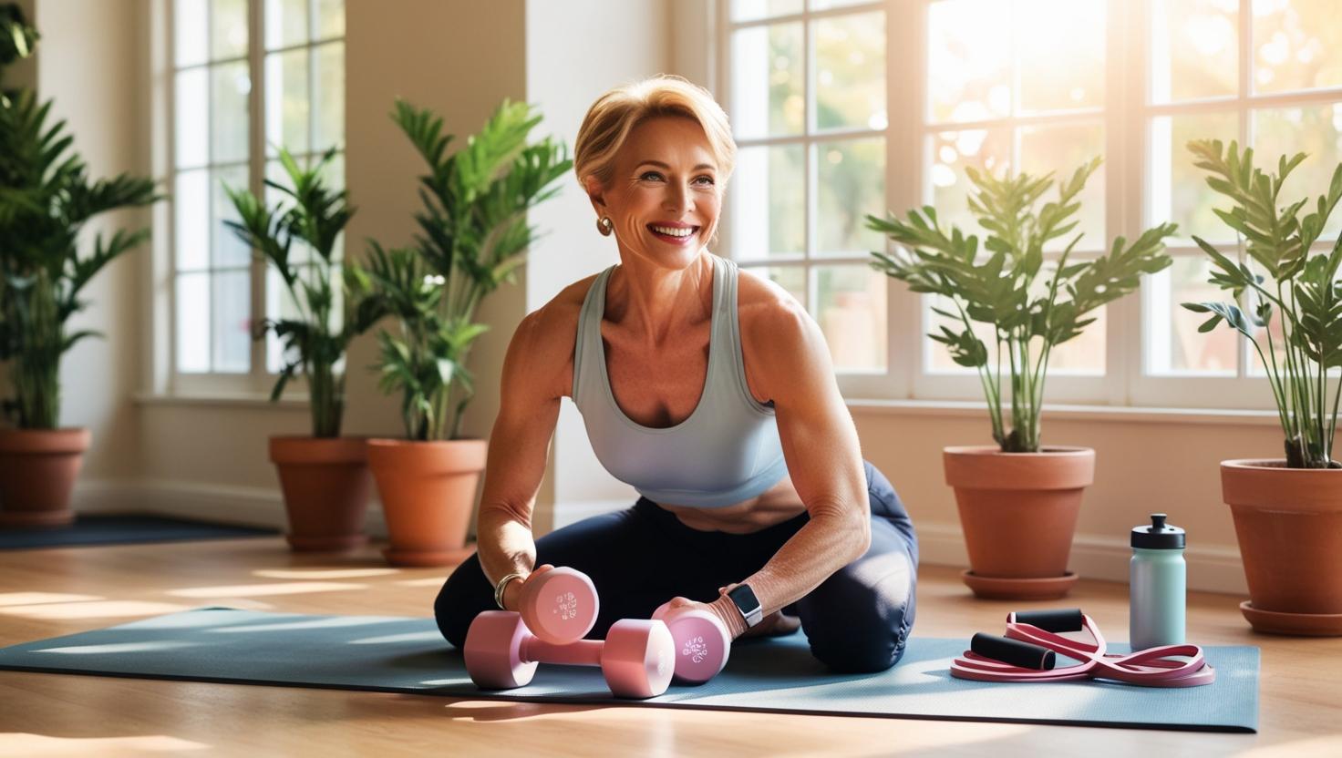 flat lay fitness