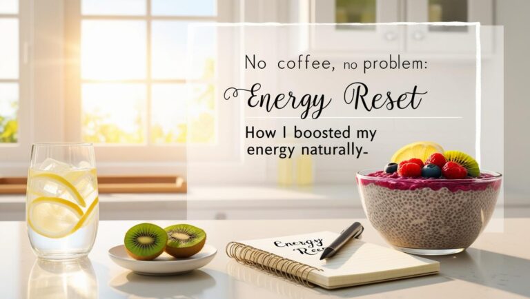 No Coffee, No Problem: How I Boosted My Energy Naturally Without Caffeine
