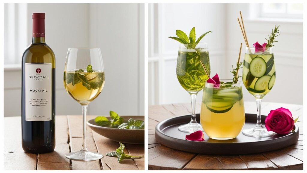non alcoholic wine herbal tea