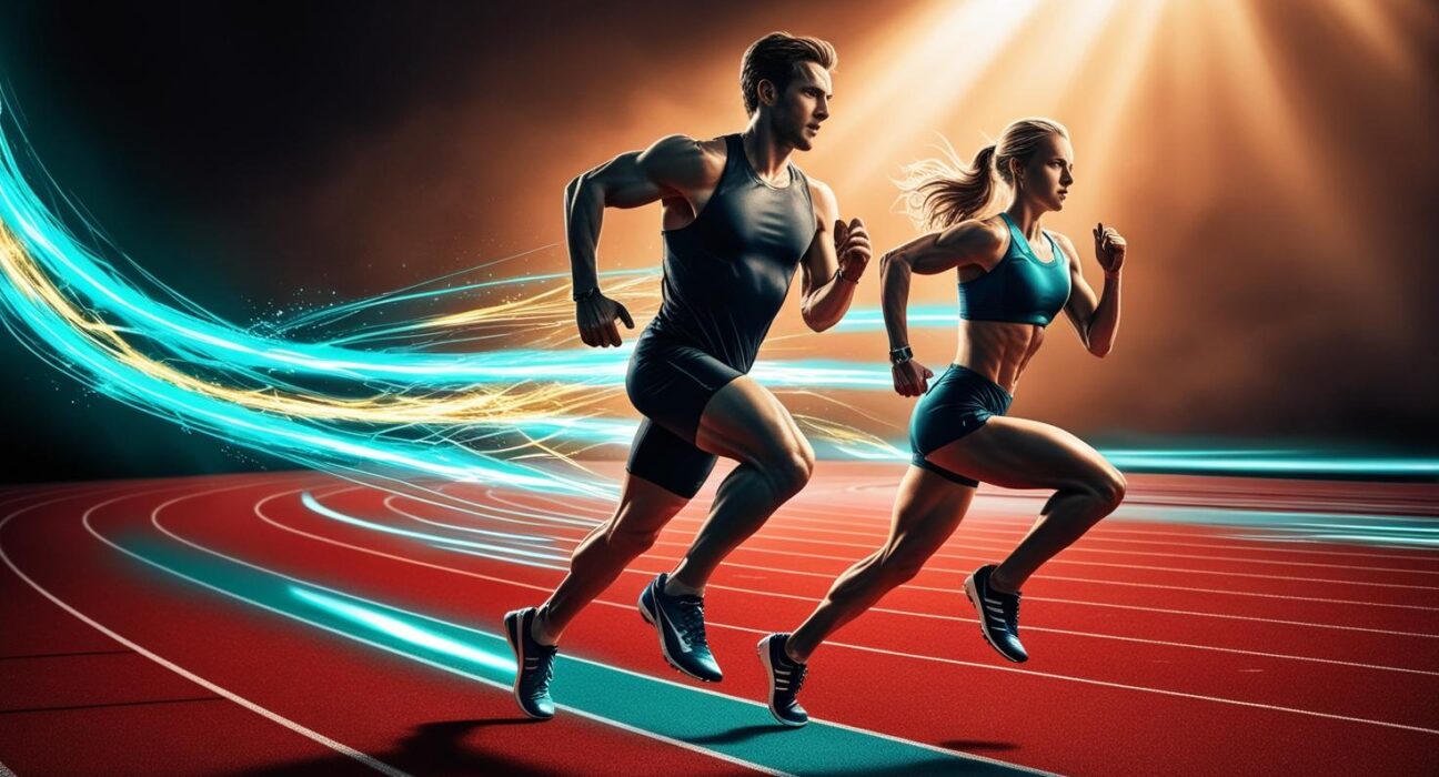 speed and power digital art style