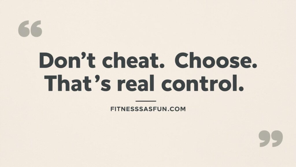 Don’t cheat Choose That’s real control ” on a clean minimalist background