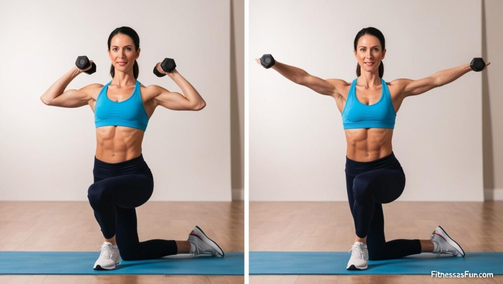 a person doing crunches in poor form vs same person doing a dead bug with control