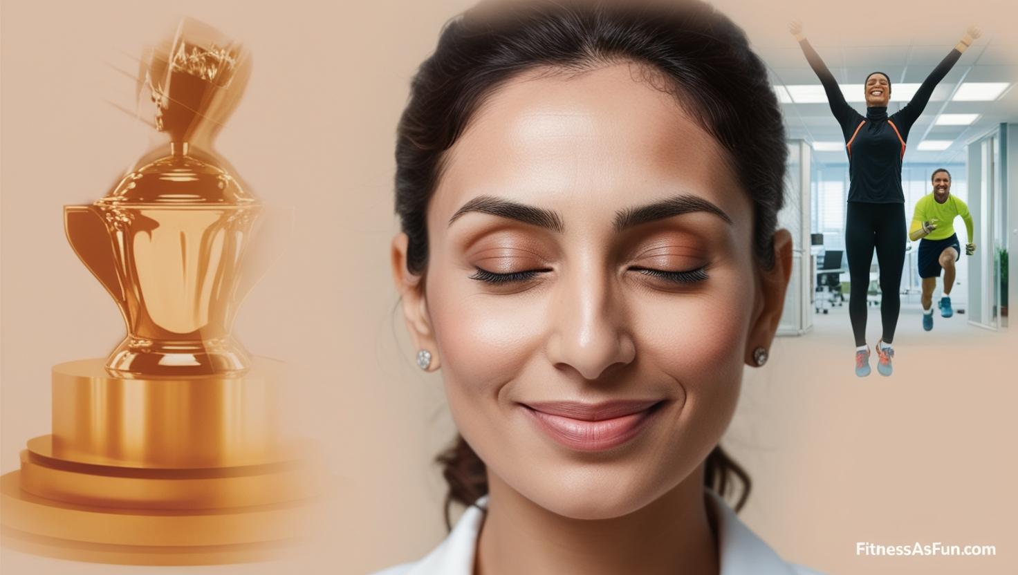 eyes closed slight smile visualizing success
