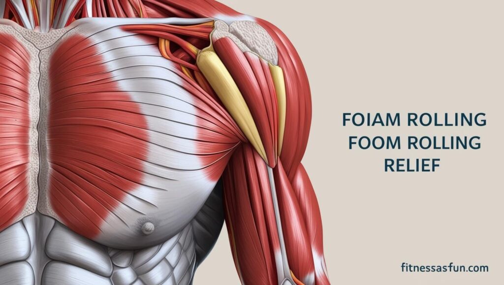 muscle anatomy with trigger points showing where foam rolling helps